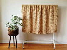 Load image into Gallery viewer, Beige hand knit throw blanket, stunning pattern. 55 x 66 inches, 100% Acrylic
