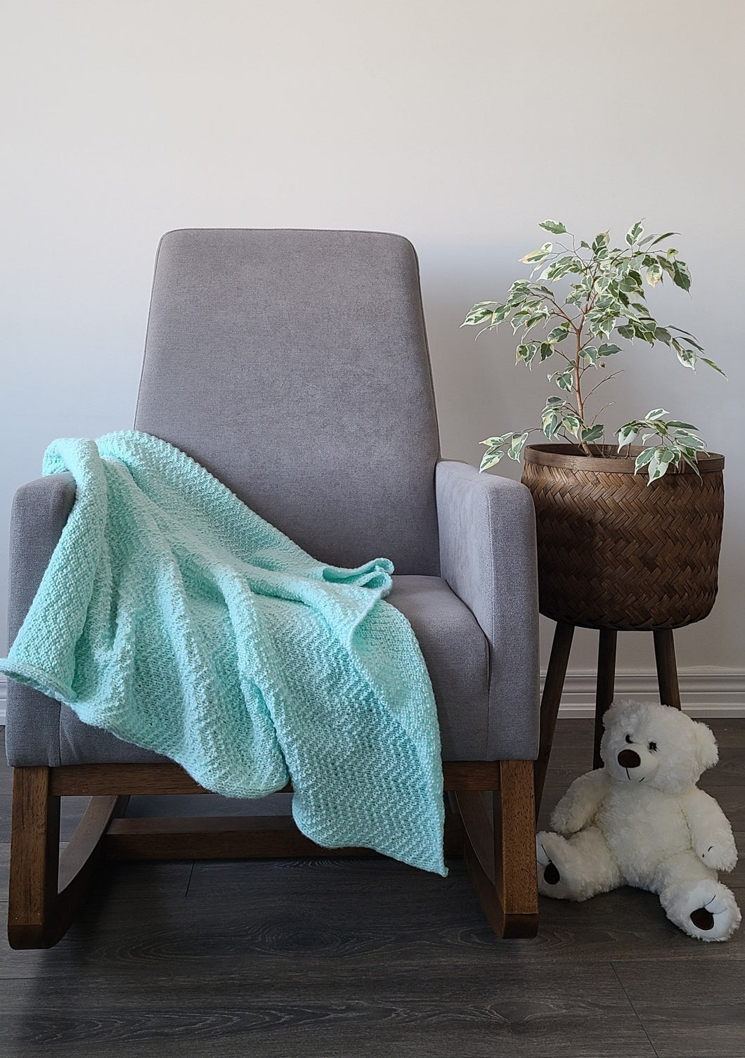 PEPPERMINT SWIRL - Baby Blanket