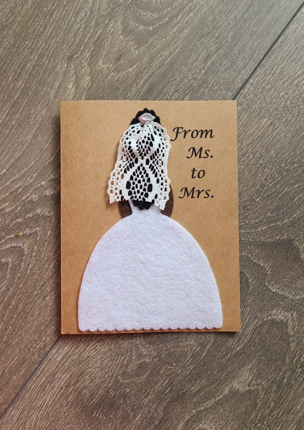 Wedding Card - From Ms. to Mrs.