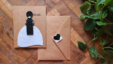 Load image into Gallery viewer, Wedding Card - Bride. (Ponytail)
