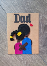 Load image into Gallery viewer, Father&#39;s Day Card - Dad (Father and Female Child)
