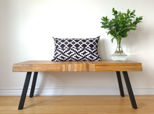 Load image into Gallery viewer, Sharp and bold 14 x 24 African fabric pillow cover. Boast vibrant black and white geometric shapes and is made from 100% cotton.
