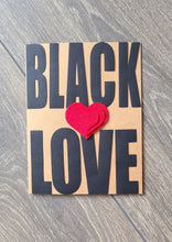 Load image into Gallery viewer, Romance/ Valentine&#39;s Day Card - BLACK LOVE
