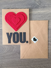 Load image into Gallery viewer, Romance/Valentine&#39;s Day Card - &quot;Heart&quot; You.
