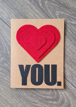 Load image into Gallery viewer, Romance/Valentine&#39;s Day Card - &quot;Heart&quot; You.
